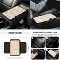 thumbnail image 7 of Yuyamidu 14 Piece Orange Hibiscus Car Seat Covers Full Set with Steering Wheel Cover Seat Belt Cover Cross Trash Can Rear View Mirror Cover Coaster Center Console Cover Gear Shift Knob Cover Set, 7 of 7