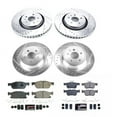 thumbnail image 2 of PowerStop Front and Rear Z23 Evolution Sport Carbon-Fiber Ceramic Brake Pad and Drilled & Slotted Rotor Kit Fits: LINCOLN Select Models K8974, 2 of 7