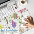 thumbnail image 4 of Chic & Personalized Flowers Plants Mouse Pad - Premium-Textured, Washable - Ideal for Smooth Control - Non-Slip Base, 31.5x11.8 Inch, 4 of 7