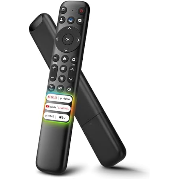 ccwonima for TCL-Google-TV-Remote Control Replacement,RC813 Compatible with TCL Smart TVs QM8/QM7/S5/S4/S3/Q7/Q6/Q5 Series(Not for Roku TVs)