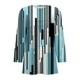 thumbnail image 3 of T-Shirts Décontractés Classiques pour Femmes avec Col Rond et Manches Trois-Quarts pour un Style Polyvalent pour Toutes les Saisons, 3 of 3