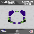 thumbnail image 3 of Kalair GFX Graphics Kit for Kawasaki ATV KFX 80 (2003-2006) Fracture Series, 3 of 5