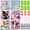 Pattern A, variant on Keyohome Diamond Art Kits for Kids,Diamond Painting Kits for Beginners,6 Pack Cartoon Animals Diamond Dot Art for Adults,Full Drill Big Gem Art for Home Decoration,6.7" x 6.7"
