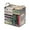 Gray, variant on FXMLRLK 1PC Book Storage Containers with Lids - Durable Comic Book Protector & Media Organizer - Collapsible Vinyl Storage Bag with Zipper for Books, Blu-Rays and Office Supplies - 9x6.6x9"(Black)