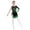 Dark Green, variant on Miutii Ice Figure Skating Dress for Girls Single Long Sleeve Color Block Rhythmic Gymnastics Leotard with Skirt Purple 8