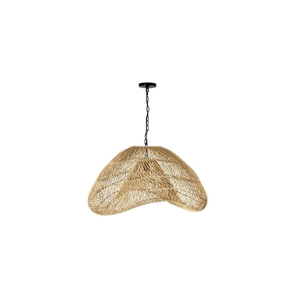 Yosemite Home Decor Bramo 1 Light Rattan Pendant