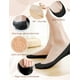 thumbnail image 3 of Calcetas Invisibles AURUZA Ultra Cortas para Mujer Talla 5-7 Negro y Nude, 3 of 6
