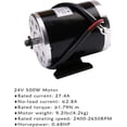 thumbnail image 4 of 500W 24V DC Brushed Electric Motor for e-Bike Scooter Go Kart Bicycle$$Sport & Recreation Other, 4 of 11