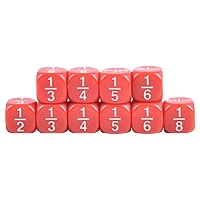 HILABEE 10x Matériel Mathématique Montessori pour Enfants Jouets Éducatifs Mathématiques Rouge
