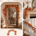 thumbnail image 6 of MMJ 5.74FT Thanksgiving Garland with Maple Leaves, Flexible Artificial Garland for Mantel Window Stair Rail Thanksgiving Decor, 6 of 6