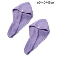 thumbnail image 2 of 2 Pack Waffle Long Hair Bandana Wrap Terry Cloth Quick Absorb Dry For Women Wet Hair, 2 of 5