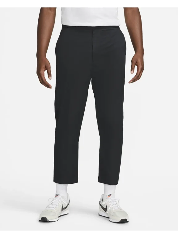 Sportswear Style Essentials Men's Unlined Cropped Pants, Black, Size 38