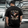 thumbnail image 2 of UngA American 250th Anniversary Shirts, 1776-2026 250th Anniversary Shirt, Mens Patriotic T-Shirts for Men Black,L, 2 of 6