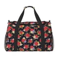 thumbnail image 1 of Easygdp Red Rose Flower Bolsa de Gimnasio, Bolsa de Viaje Duffel, Bolsa de Fin de Semana con Compartimentos, Bolsa de Mano para Noche, 1 of 7