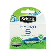 Schick Hydro 5 Sensitive Refill Razor Blade Cartridges, 4 ct