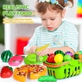thumbnail image 3 of Juguete de comida Cutting Play Shemira, 100 unidades, para niños, con almacenamiento, 3 of 7