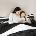 thumbnail image 5 of Feelyou Zebra Cheetah Print Queen Comforter Set, Polkadots Teen Bedding Set, 3pcs, 5 of 8