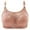 Light Pink, variant on Gyexs Women's Full Figure Bra Comfortable Underwire Support Side Smoothing Thin Fabric Design Womens Bras, Black, Size 38