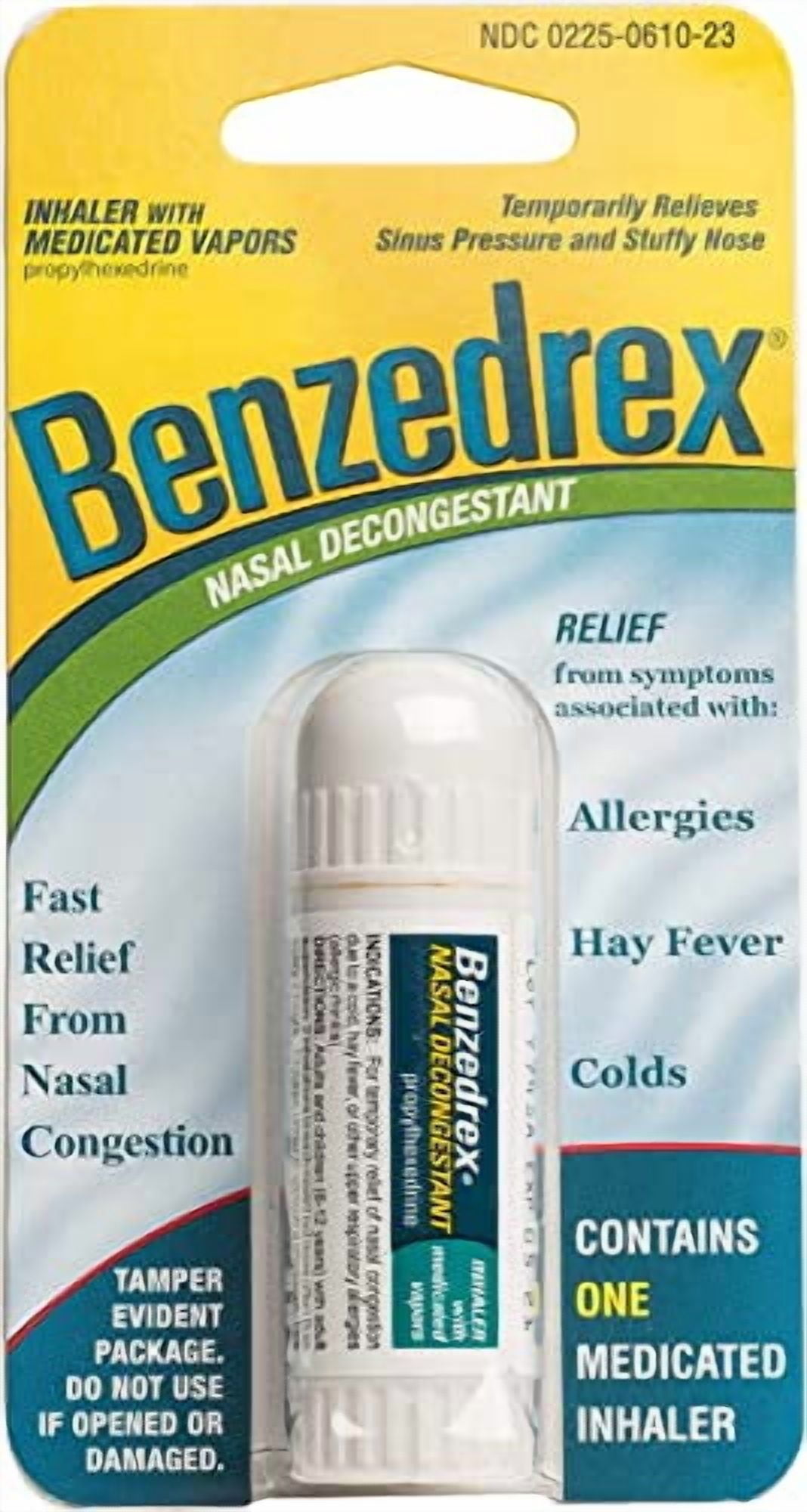 Benzedrex Nasal Decongestant Inhaler (Set of 6)