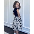 thumbnail image 4 of Arshiner Toddler Girls Summer Sundresses Crew Neck Tutu Gown Flower Girls Dresses for Party Wedding, 4 of 7