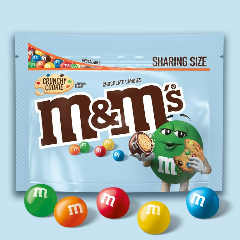 M&M's Chocolate Candies, Crunchy Cookie, Sharing Size