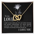 thumbnail image 3 of To My Love I Fell in Love Inseparable Necklace, 3 of 7