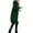 Green, variant on Luwomo Womens' Jackets Fall Winter Solid Color Drawstring Hooded Long Sleeve Zipper Loose Fit Coat with Pockets Tops Brown,L
