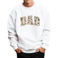 thumbnail image 5 of Camo Dad Sweatshirt for Men Hunting Sweatshirt for Father Military Camouflage Crewneck White Sweatshirt Adult Small, 5 of 7