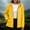 Yellow, variant on Women's Waterproof Windproof Hooded Jacket Long Sleeve Full Zip Casual Coat Lightweight Water Resistant Outerwear for Spring Fall Hiking Travel Commuting Yellow