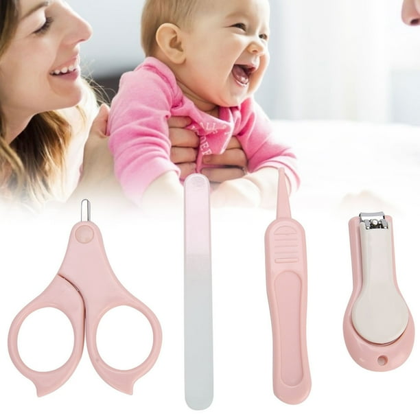 Nail Clipper Safe Infant Nail Cutter Practical Pink Portable For Baby Nail Scissors Cutting Nails Infant