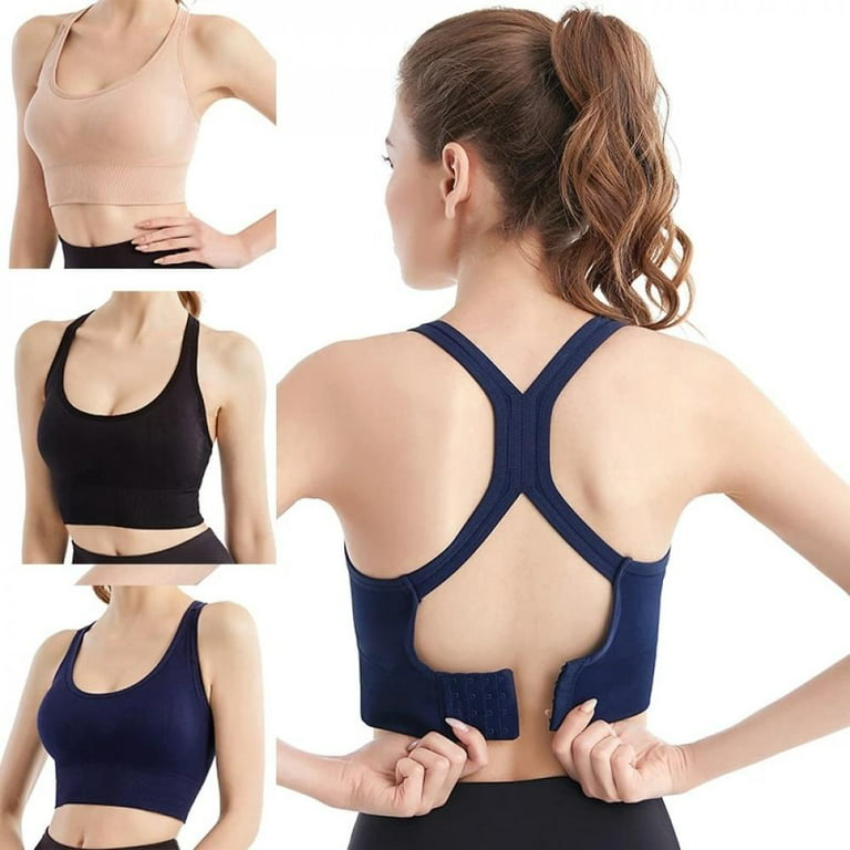 Ladies' Breathable Beauty Back Sports Bra U Neck Cross Shoulder Strap Quick  Dry Anti Exposure Professional Fitness Bra Hot Sale