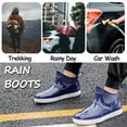 thumbnail image 5 of AUXDIQ Rain Boots Women Men Short Ankle Waterproof Rain Shoes Outdoor Garden Shoes, 5 of 6