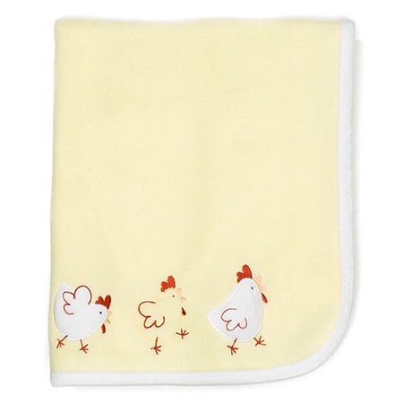 Child Of Mine Fleece Receiving Blanket, Yellow
