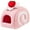 Pink, variant on Plush Hamster House Small Animal Cage Small Pet Nest Pet Toy Hiding House Cute Desserts Cake Plush Hamster Bed for Rat