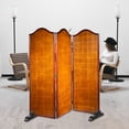 thumbnail image 2 of Partition Stand Feet Divider Base Privacy Screens Indoor Room Dividers Wooden Shelf, 2 of 6
