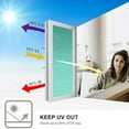 thumbnail image 5 of One Way Window Privacy Film, 19.69*38.37'' UV Blocking Reflective Mirror Tint, Static Cling No Glue Window Covering for Glass Doors & Windows, PET Material Sun & Heat Control Film, 5 of 8