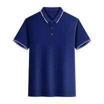 Dovford Men's Polo Shirt Short Sleeve Quick Dry Athletic Performance Shirts Pique Golf Shirt