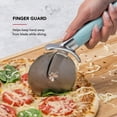 thumbnail image 3 of KitchenAid Stainless Steel Pizza Cutter Wheel with Finger Guard and Ergonomic Handle, Mineral Water, 3 of 9