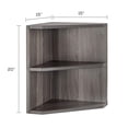 thumbnail image 2 of Pemberly Row Support d'Angle Contemporain pour Huche en Acier Gris, 2 of 2