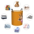 thumbnail image 6 of Goofa Funny Giraffe Blowing Bubble Printed Circular Hamper,Laundry Basket with Handles,Storage Baskets Foldable,Large Capacity Laundry Hamper-Medium, 6 of 8