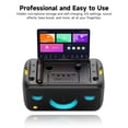 thumbnail image 4 of Ikarao Karaoke Machine for Adults, Built-in 13.3-inch Screen, Portable Bluetooth Speaker with 2 Wireless Mics for TV, Music Party, 4 of 12