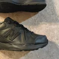 thumbnail image 4 of New Balance 608 Shoes Womens 10.5 AA / Mens 9 AA Triple Black Running Sneakers, 4 of 6