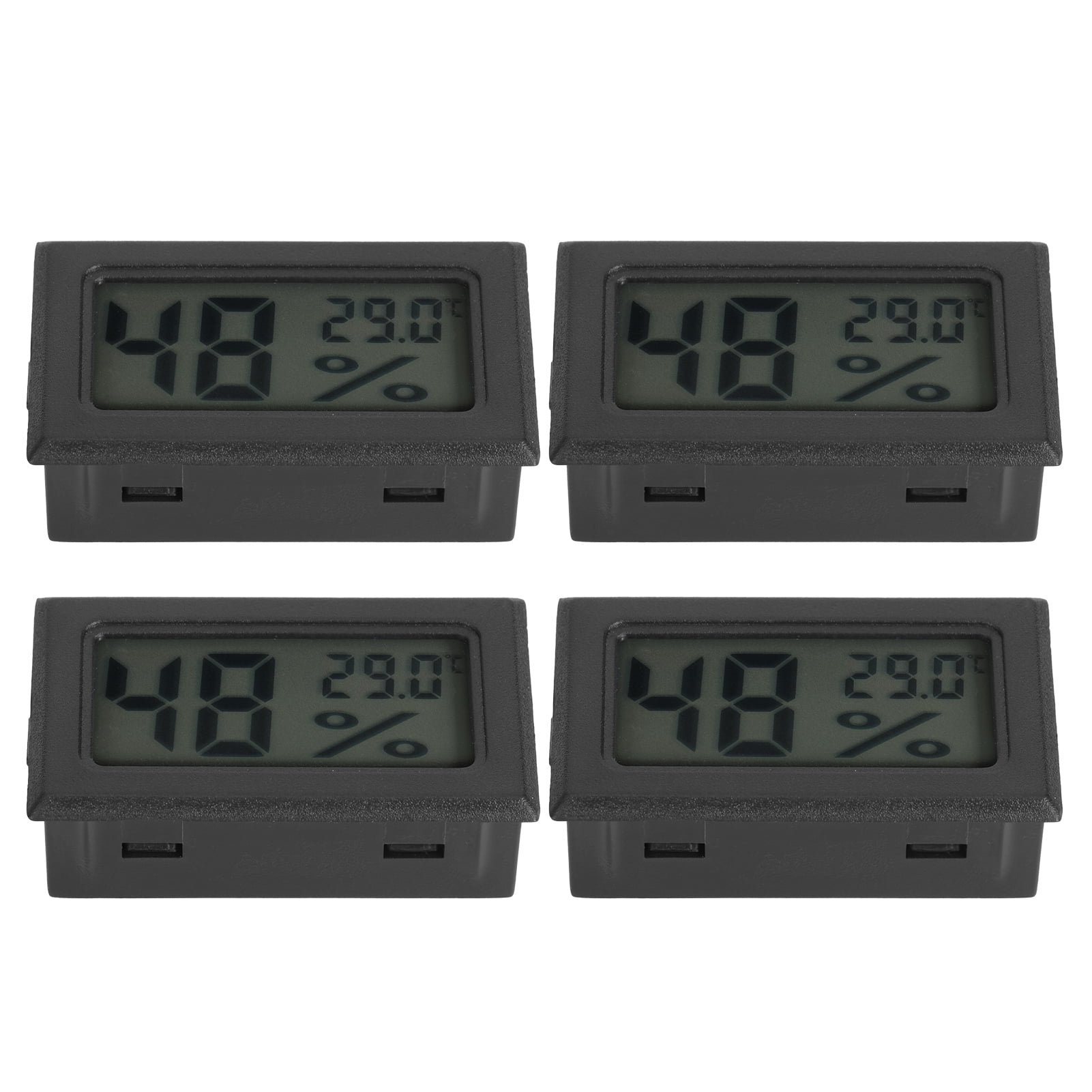 4PCS Mini Embedded Digital Temperature Humidity Meters Gauge Indoor Thermometer HygrometerTS-804-B