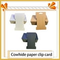 thumbnail image 4 of keepw 100 Pieces Hairpin Display Paper Cards Head Rope Packaging Solid Color Jewelry Accessory Cardboard Home Storage Brown, 4 of 6