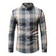 thumbnail image 1 of Camisa A Cuadros Manga Larga Con Botones Para Hombre, 1 of 4
