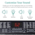 thumbnail image 3 of Best Choice Products Teclado electrónico de 61 teclas Piano Teclado eléctrico portátil Juego completo para principiantes con pantalla LED, soporte, banco, auriculares - Negro, 3 of 5