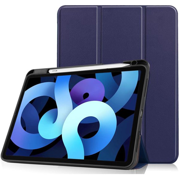 HCTian Tablet Cover for Apple iPad Air 4 10.9(2020 Release), Ultra Slim Lightweight Folio Stand Auto Sleep Leather Case for iPad Air 4th 10.9"(Model: A2316 A2324 A2325 A2072)