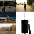 thumbnail image 1 of Anti rob Personal Security Keychain Alarm 130DB Whistle LED Lighting Emergency Defense (Black), 1 of 2