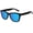 Matte Black Frame / Blue Mirrored Lens, variant on Polarized Classic Retro Sunglasses for Men and Women, Trendy UV400 Protection Shades