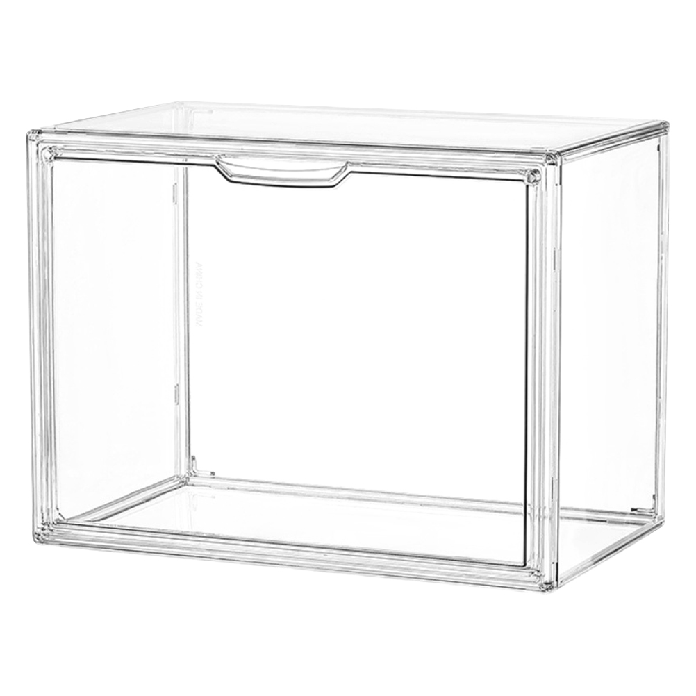 Nuolux Storage Box Organizer Bins File Acrylic Book Boxes Bin Stackable